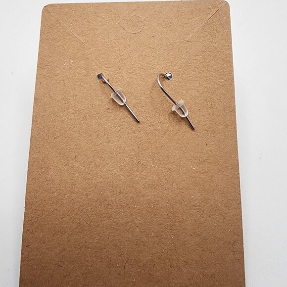 Mini-Brands "Baker's Dipping Chocolate" Stainless Steel Fishhook Earrings - Picture 3 of 3